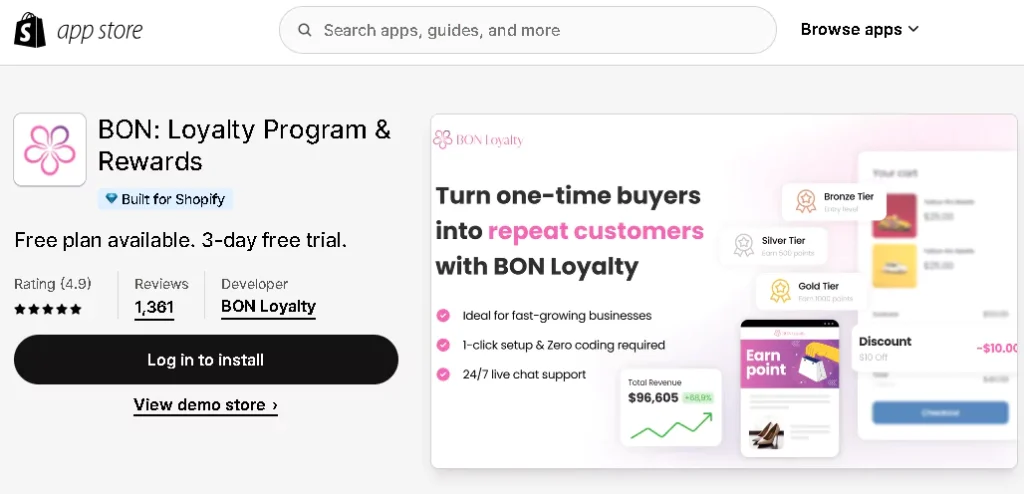 bon loyalty program rewards